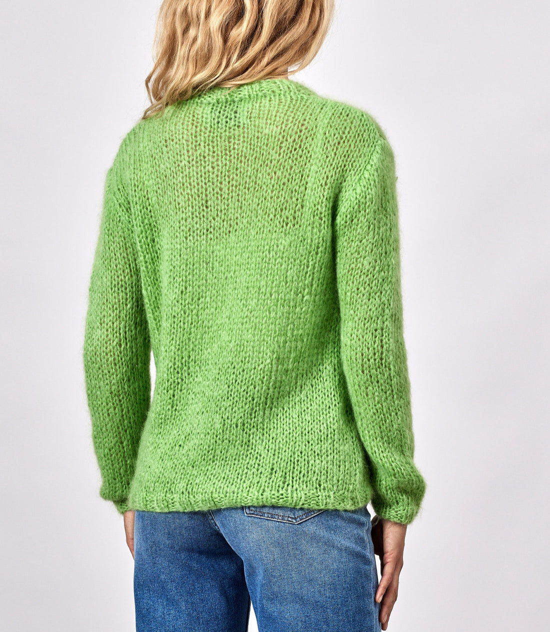 Elin knit lime green