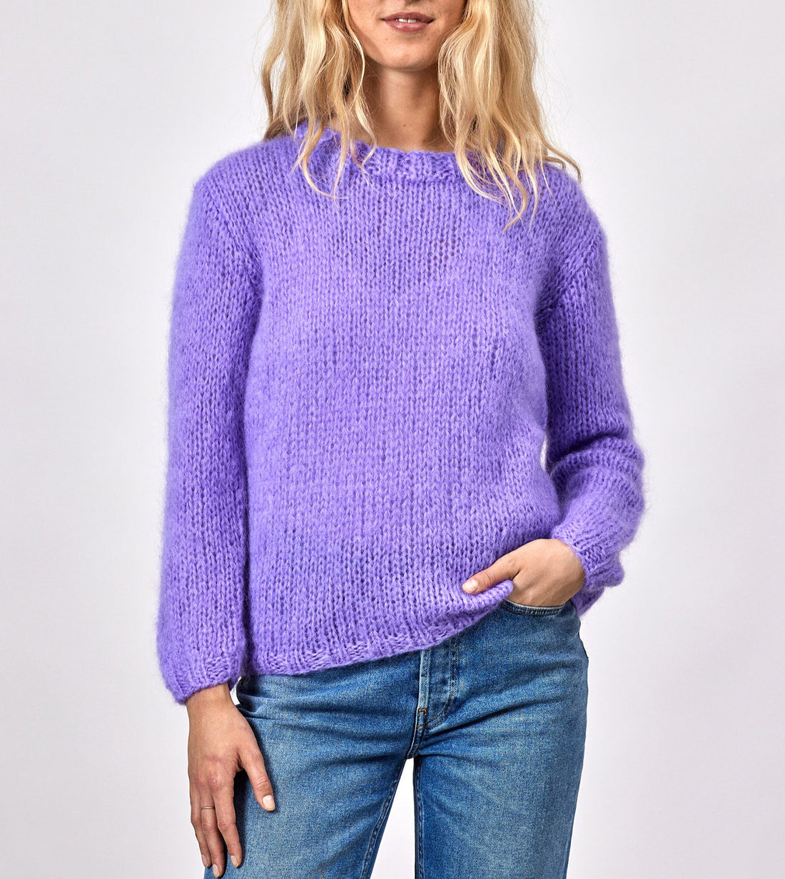 Elin knit violet