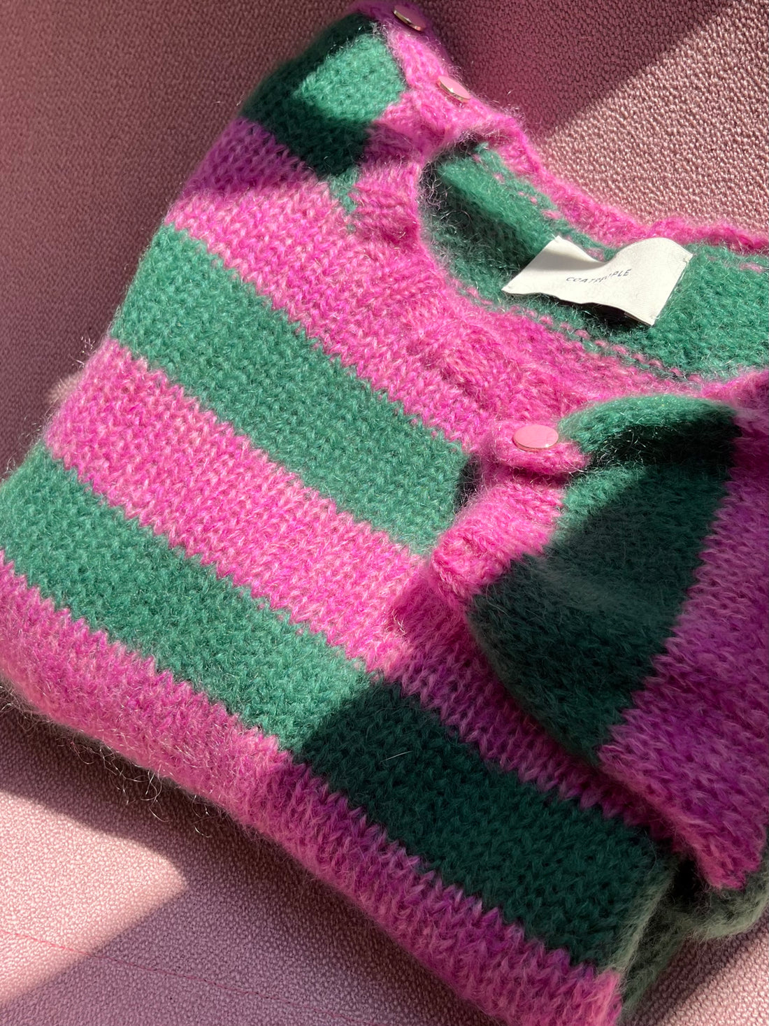 Norma knit pink/green