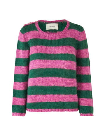 Norma knit pink/green